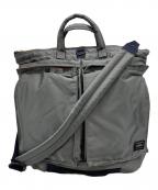 PORTERポーター）の古着「PX TANKER 2WAY HELMET BAG(L)」｜グレー
