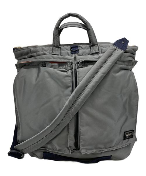 PORTER（ポーター）PORTER (ポーター) PX TANKER 2WAY HELMET BAG(L) グレーの古着・服飾アイテム