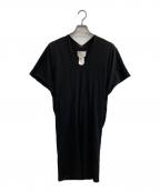Martin Margiela1マルタンマルジェラ1）の古着「high gauge Knit dress」｜ブラック