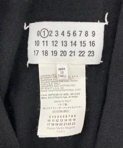 Martin Margiela1（マルタンマルジェラ1）Martin Margiela1 (マルタンマルジェラ1) high gauge Knit dress ブラック サイズ:XSの古着・服飾アイテム