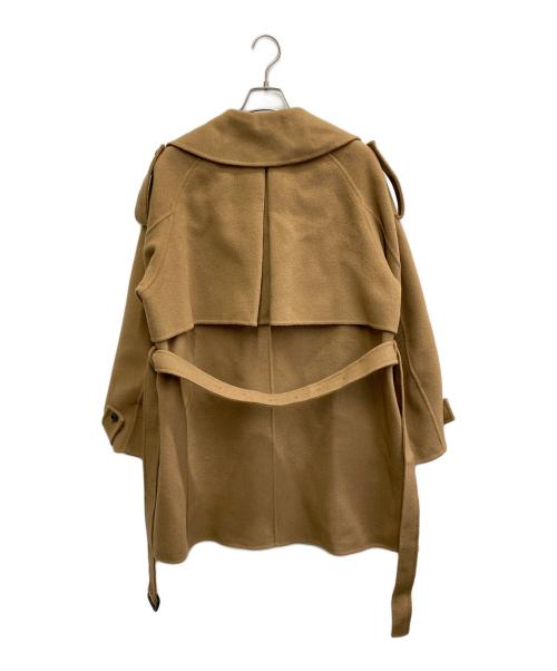 anuans（アニュアンス）anuans (アニュアンス) リバーウールミドルトレンチコート ブラウン サイズ:Fの古着・服飾アイテム