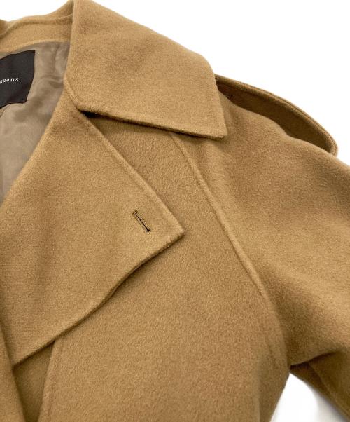 anuans（アニュアンス）anuans (アニュアンス) リバーウールミドルトレンチコート ブラウン サイズ:Fの古着・服飾アイテム