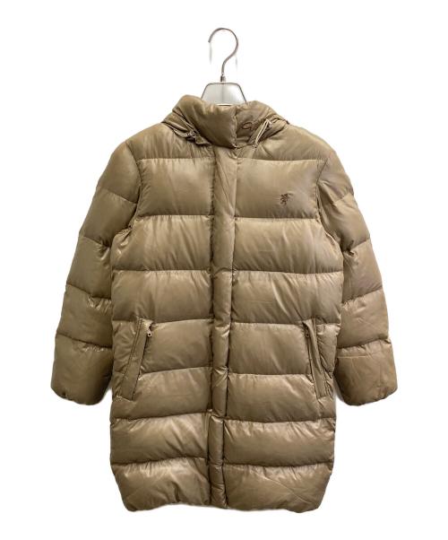 Gymphlex（ジムフレックス）Gymphlex (ジムフレックス) ダウンコート ベージュ サイズ:12の古着・服飾アイテム