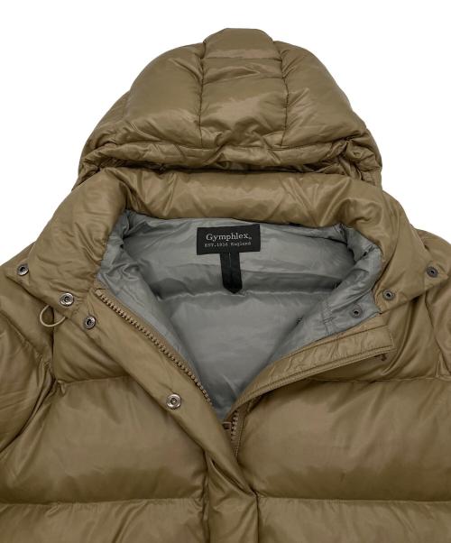 Gymphlex（ジムフレックス）Gymphlex (ジムフレックス) ダウンコート ベージュ サイズ:12の古着・服飾アイテム