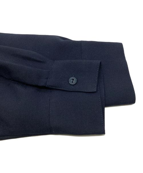 SHIPS（シップス）SHIPS (シップス) ダブルクロス Aライン シャツワンピース ネイビー サイズ:FREEの古着・服飾アイテム