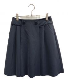 FOXEY NEWYORK（フォクシーニューヨーク）の古着「ミディアムスカート」｜ネイビー