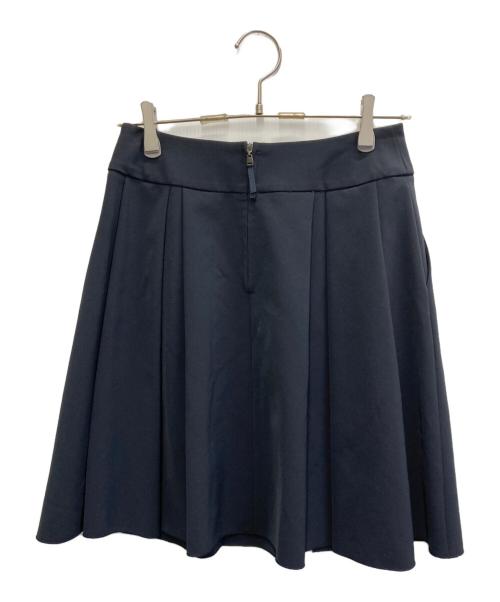 FOXEY NEWYORK（フォクシーニューヨーク）FOXEY NEWYORK (フォクシーニューヨーク) ミディアムスカート ネイビー サイズ:SIZE40の古着・服飾アイテム