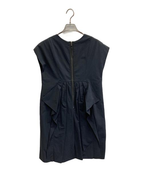 FOXEY NEWYORK（フォクシーニューヨーク）FOXEY NEWYORK (フォクシーニューヨーク) ノースリーブワンピース ネイビー サイズ:40の古着・服飾アイテム
