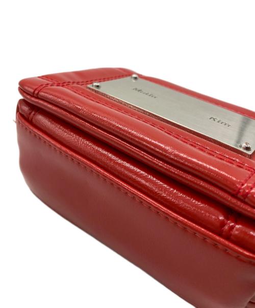 Matin Kim（マーティン・キム）Matin Kim (マーティン・キム) チェーンショルダーバッグ レッドの古着・服飾アイテム