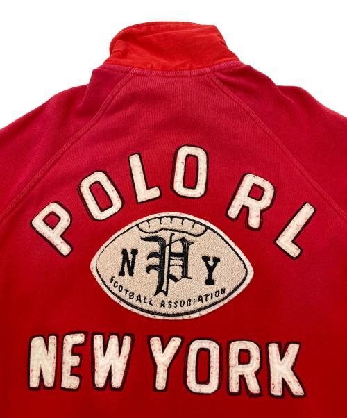 POLO RALPH LAUREN（ポロ・ラルフローレン）POLO RALPH LAUREN (ポロ・ラルフローレン) スウェットスタジャン レッド サイズ:Mの古着・服飾アイテム