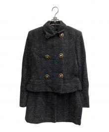 VERSUS（ヴェルサス）の古着「アーカイブ セットアップダブルジャケット」｜グレー