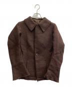 Yohji Yamamoto FEMMEヨウジヤマモトファム）の古着「95AW ウールコットンジャケット」｜ブラウン