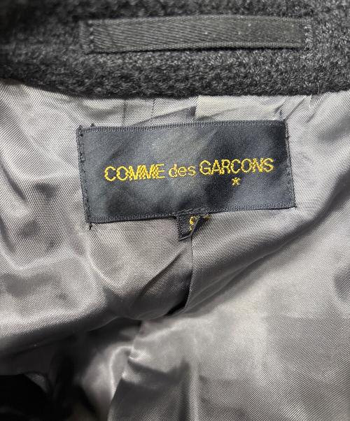 COMME des GARCONS（コムデギャルソン）COMME des GARCONS (コムデギャルソン) 00AW ウールダブルコート ブラック サイズ:Sの古着・服飾アイテム