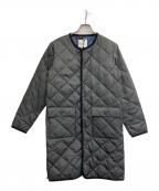 TAIONタイオン）の古着「キルティングコート」｜ブラック