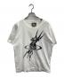 Vivienne Westwood man（ヴィヴィアン ウェストウッド マン）の古着「“LIGHTING BOLTS” ビッグ Tシャツ」｜ホワイト