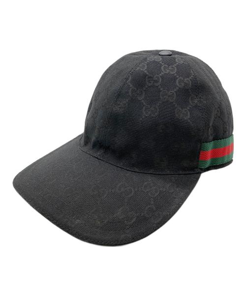 GUCCI（グッチ）GUCCI (グッチ) GGキャンバスキャップ サイズ:L 59の古着・服飾アイテム