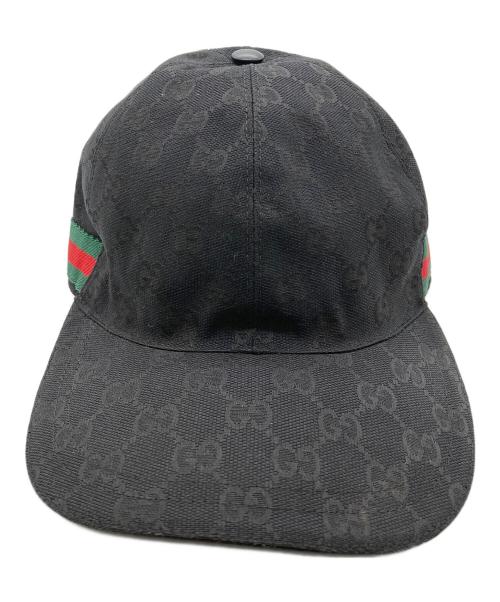 GUCCI（グッチ）GUCCI (グッチ) GGキャンバスキャップ サイズ:L 59の古着・服飾アイテム