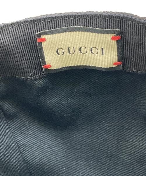 GUCCI（グッチ）GUCCI (グッチ) GGキャンバスキャップ サイズ:L 59の古着・服飾アイテム