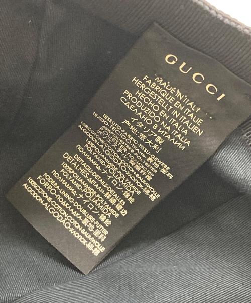 GUCCI（グッチ）GUCCI (グッチ) GGキャンバスキャップ サイズ:L 59の古着・服飾アイテム