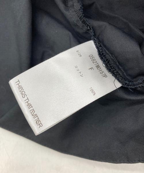 THINGS THAT MATTER（シングスザットマター）THINGS THAT MATTER (シングスザットマター) セットアップブラウス ブラック サイズ:Freeの古着・服飾アイテム