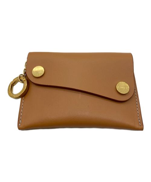 IL BISONTE（イル ビゾンテ）IL BISONTE (イル ビゾンテ) FIFTY ON EUROPA CARD CASE ブラウンの古着・服飾アイテム