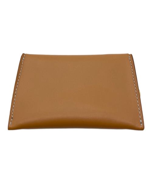 IL BISONTE（イル ビゾンテ）IL BISONTE (イル ビゾンテ) FIFTY ON EUROPA CARD CASE ブラウンの古着・服飾アイテム