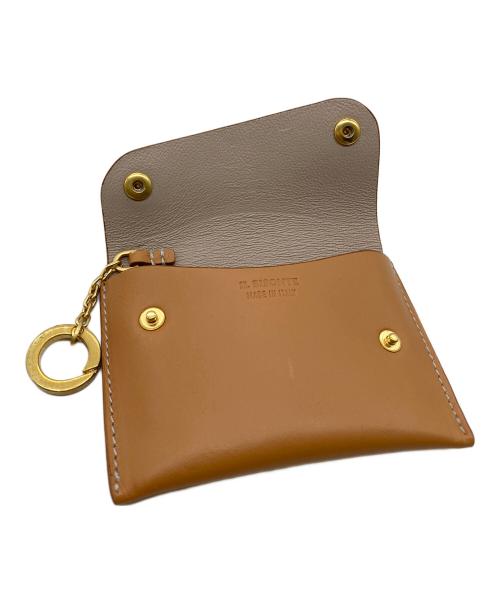 IL BISONTE（イル ビゾンテ）IL BISONTE (イル ビゾンテ) FIFTY ON EUROPA CARD CASE ブラウンの古着・服飾アイテム