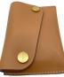 中古・古着 IL BISONTE (イル ビゾンテ) FIFTY ON EUROPA CARD CASE ブラウン：4000円