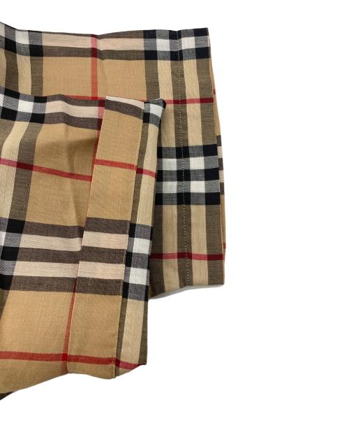 Burberry's（バーバリーズ）Burberry's (バーバリーズ) ノバチェック リネンコットンシャツ ベージュ サイズ:Mの古着・服飾アイテム