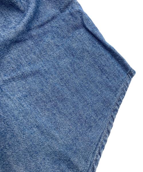 SUGAR CANE（シュガーケーン）SUGAR CANE (シュガーケーン) シャンブレーワークシャツ インディゴ サイズ:Mの古着・服飾アイテム