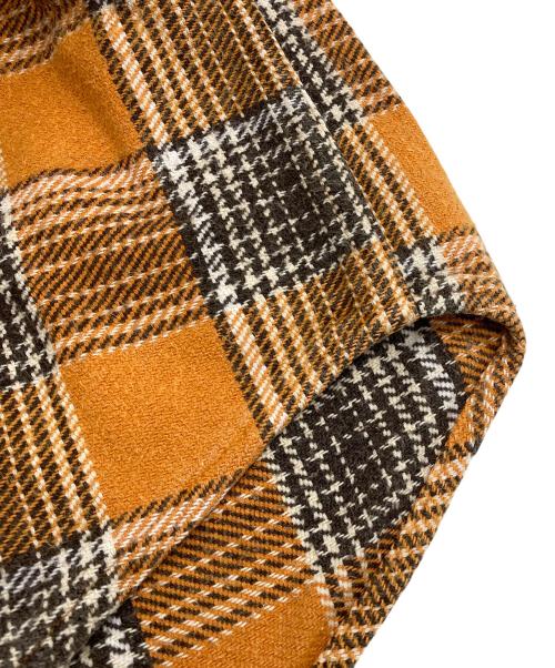 SUGAR CANE（シュガーケーン）SUGAR CANE (シュガーケーン) TWILL CHECK L/S WORK SHIRT オレンジ サイズ:Mの古着・服飾アイテム