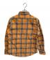 SUGAR CANE (シュガーケーン) TWILL CHECK L/S WORK SHIRT オレンジ サイズ:M：7000円