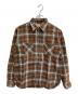 SUGAR CANE（シュガーケーン）の古着「TWILL CHECK WORK SHIRT」｜ブラウン