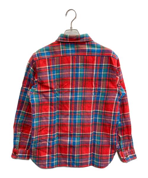 SUGAR CANE（シュガーケーン）SUGAR CANE (シュガーケーン) TWILL CHECK L/S WORK SHIRT レッド サイズ:Ｍの古着・服飾アイテム