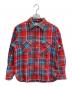 SUGAR CANE（シュガーケーン）の古着「TWILL CHECK L/S WORK SHIRT」｜レッド