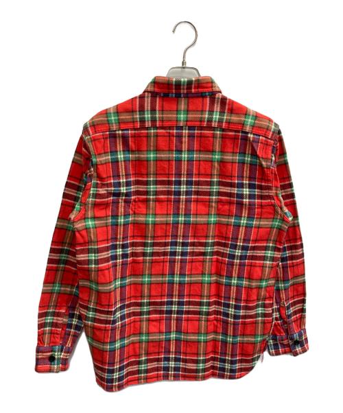 SUGAR CANE（シュガーケーン）SUGAR CANE (シュガーケーン) TWILL CHECK WORK SHIRT レッド サイズ:Mの古着・服飾アイテム