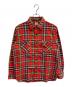 SUGAR CANE（シュガーケーン）の古着「TWILL CHECK WORK SHIRT」｜レッド