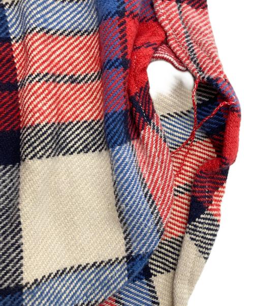 SUGAR CANE（シュガーケーン）SUGAR CANE (シュガーケーン) TWILL CHECK L/S WORK SHIRT レッド サイズ:Lの古着・服飾アイテム