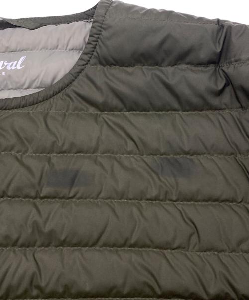 ORCIVAL（オーシバル）ORCIVAL (オーシバル) クルーネック インナーダウン ジャケット オリーブ サイズ:4の古着・服飾アイテム