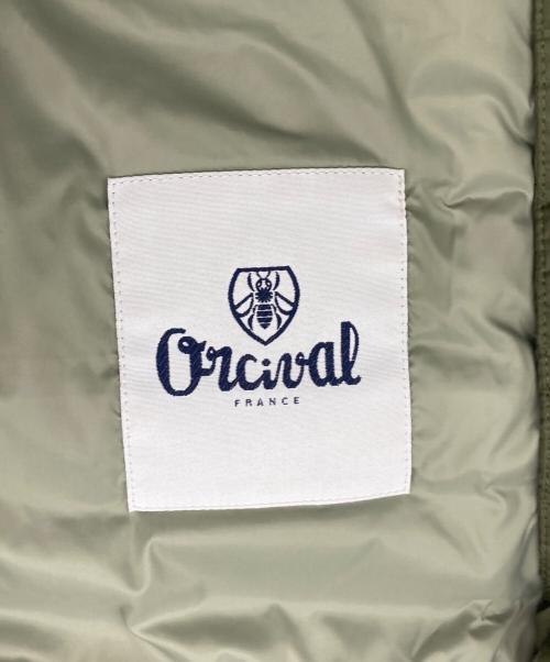 ORCIVAL（オーシバル）ORCIVAL (オーシバル) クルーネック インナーダウン ジャケット オリーブ サイズ:4の古着・服飾アイテム