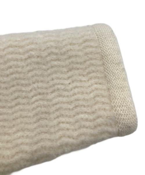 FRAY ID（フレイ アイディー）FRAY ID (フレイ アイディー) ブークレヤーンコンパクトニットジャケット アイボリー サイズ:FREEの古着・服飾アイテム