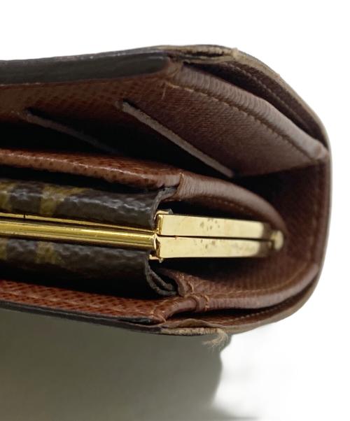 LOUIS VUITTON（ルイ ヴィトン）LOUIS VUITTON (ルイ ヴィトン) モノグラムがま口財布 ブラウンの古着・服飾アイテム