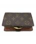 LOUIS VUITTON（ルイ ヴィトン）の古着「モノグラムがま口財布」｜ブラウン