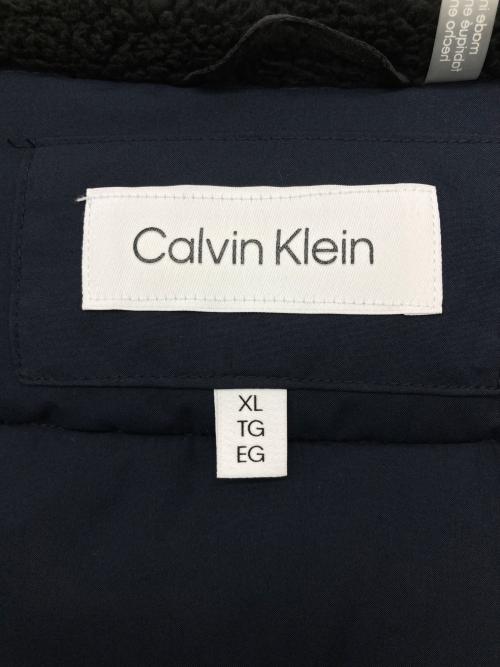 Calvin Klein（カルバンクライン）Calvin Klein (カルバンクライン) 中綿ジャケット ネイビー サイズ:XLの古着・服飾アイテム