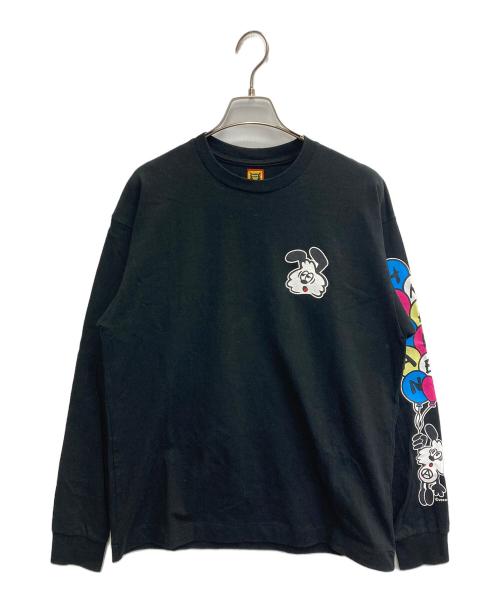 HUMAN MADE（ヒューマンメイド）HUMAN MADE (ヒューマンメイド) VERDY (ヴェルディ) VERDY VICK LONG SLEEVE TEE ブラック サイズ:Lの古着・服飾アイテム