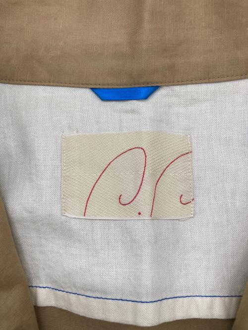 Pal'las Palace（パラスパレス）PAL'LAS PALACE (パラスパレス) リネンコットンジャケット ベージュ サイズ:2の古着・服飾アイテム