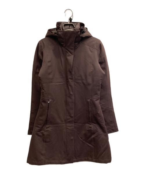 Patagonia（パタゴニア）Patagonia (パタゴニア) ダウンフーデットコート ブラウン サイズ:XSの古着・服飾アイテム