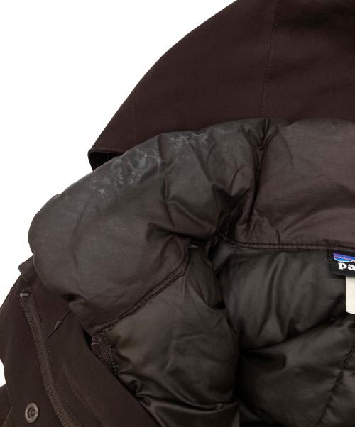 Patagonia（パタゴニア）Patagonia (パタゴニア) ダウンフーデットコート ブラウン サイズ:XSの古着・服飾アイテム