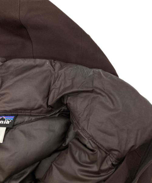 Patagonia（パタゴニア）Patagonia (パタゴニア) ダウンフーデットコート ブラウン サイズ:XSの古着・服飾アイテム