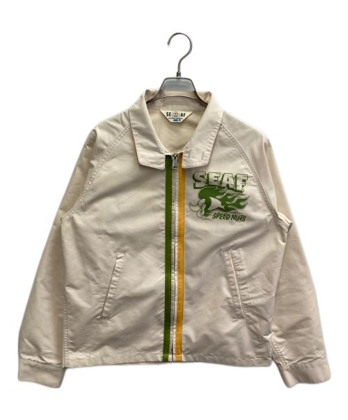 TOYS MCCOY（トイズマッコイ）TOYS McCOY (トイズマッコイ) SETAGAYA BASE (セタガヤベース) ジップジャケット アイボリー サイズ:Ｍの古着・服飾アイテム